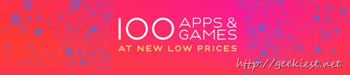 100 Apps and Games for iOS - INR 10 per App
