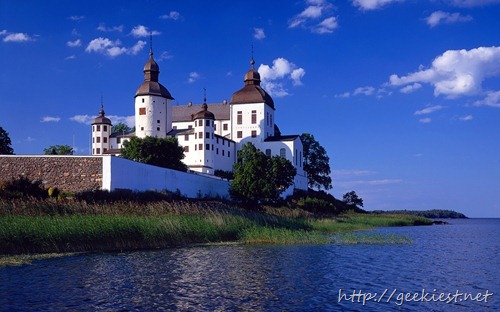 Läckö Castle at Väner Lake, Västra Götaland, Sweden