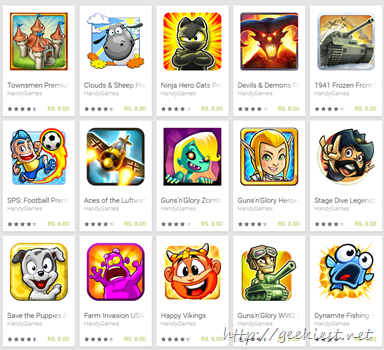 15 cent Android Games