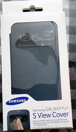 Received Free Samsung S-View cover