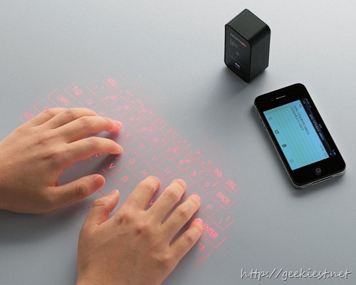 Projection Bluetooth Keyboard For iOS and Android