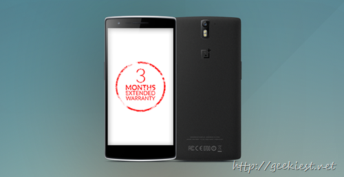 3 Months extended warranty for OnePlus phones in India