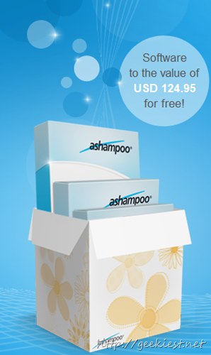 5 Ashampoo products worth USD 125 for Free