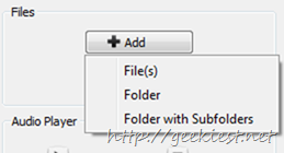 Add files to NeatMp3