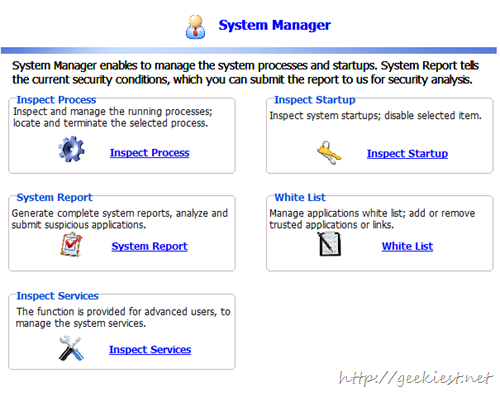 Airy Anti spywareSystem Manager