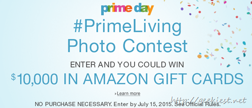 Amazon also having Prime Living photo contest
