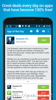 App of the day– Get paid Android Applications for free