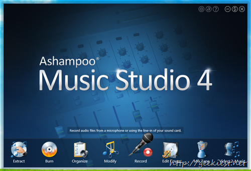 Ashampoo Music Studio 4 - Menus - 6