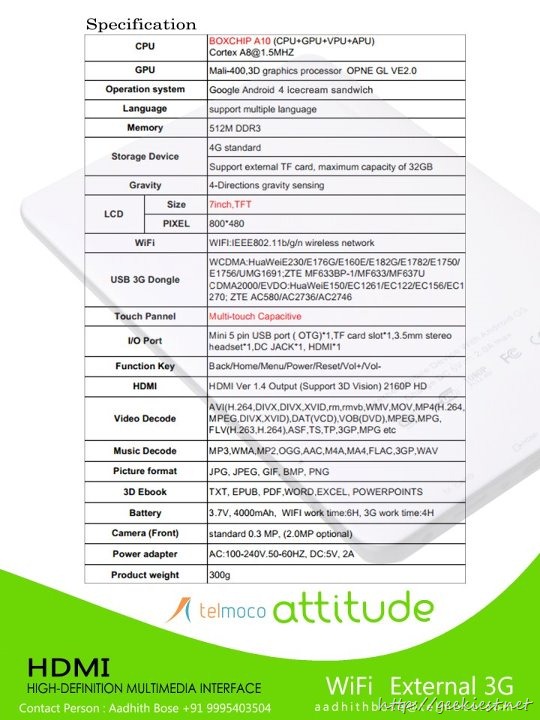 Attitude Daksha - features