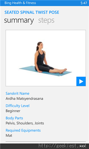 Bing Health and Fitness Yoga