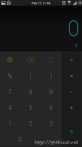 Calcu - Calculator for Android screenshots 2