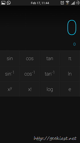 Calcu - Calculator for Android screenshots 3