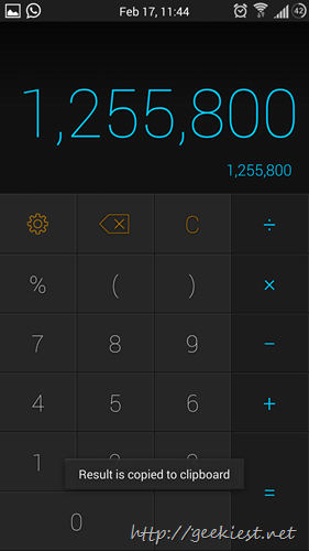 Calcu - Calculator for Android screenshots 4