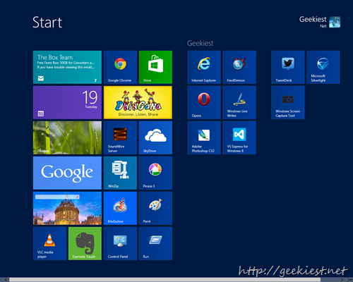 Change Number of Application Tiles Rows of Windows 8 Start Screen to 8