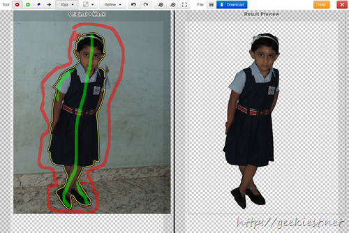 Clipping Magic - Remove unwanted objects or background from an Image easily
