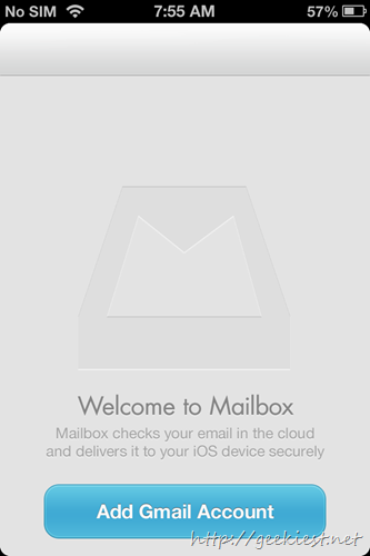Configure a Gmail account