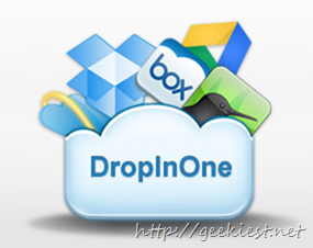 DropInOne - a multiple cloud drive manager
