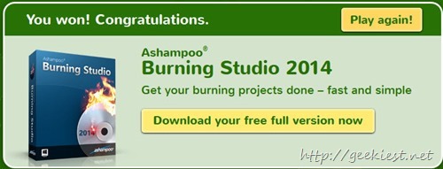 Easter Giveaway–Ashampoo burning studio 2014