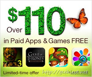FREE-Paid Android Apps and Games worth USD 110