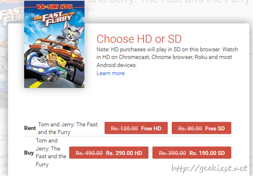 FREE HD Tom and Jerry movie Free