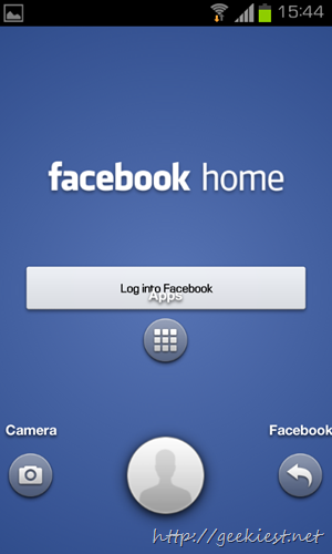 Facebook Home on Galaxy S2