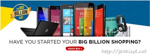 Flipkart Big billion day sale