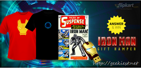 Flipkart Iron man gift hamper contest