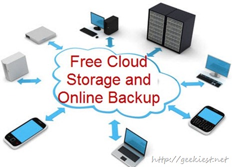 Free Cloud Storage and online backup Services