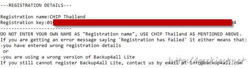 Free Backup4all Lite license worth $19.95