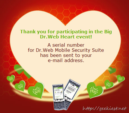 Free Dr.Web Mobile Security Suite 1 year license[4]