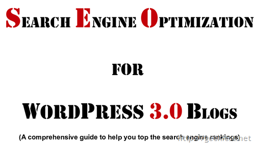 Free eBook SEO for WordPress 3 Blogs
