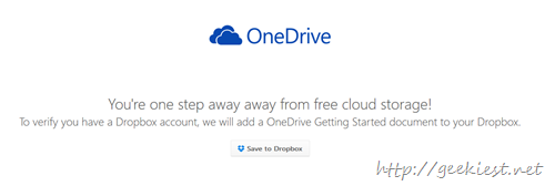 Free 100GB OneDrive storage space for dropbox users