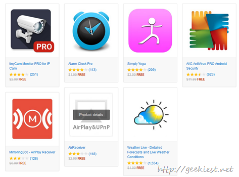 Free Android Apps on Amazon App store