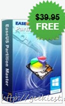Free EaseUS Partition Master Professional 10