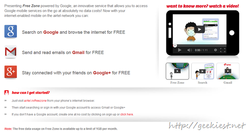 Free Google mobile services
