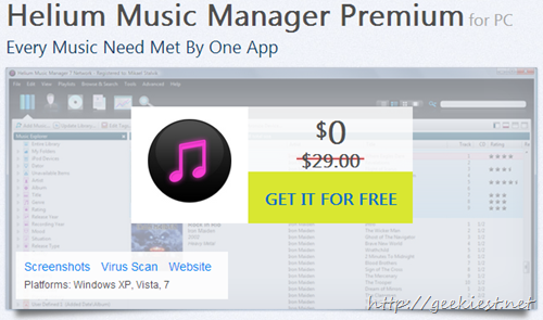 Free Helium Music Manager Premium
