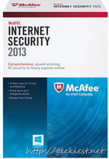 Free McAfee Internet Security 2013  1 year subscription[10]