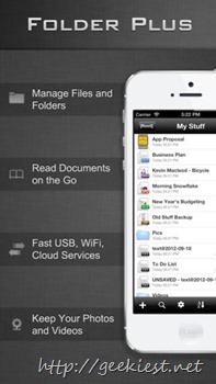 Free for limited time - File Manager - Folder Plus for iOS