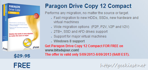 Giveaway Paragon Drive Copy 12 Compact license free