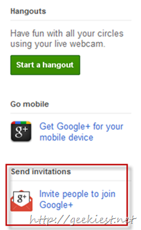 Google plus invitaion how to and get one