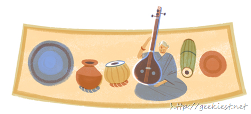 Google celebrates birthday of M. S. Subbulakshmi with a doodle