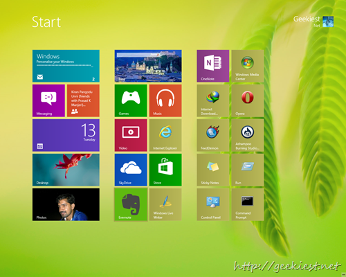 How to Change the Windows 8 Start Screen Background