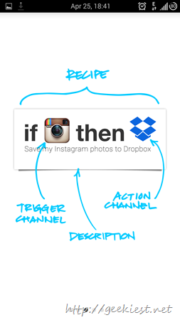 IFTTT Android application receipes and screenshots 3