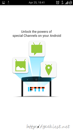IFTTT Android application receipes and screenshots 4