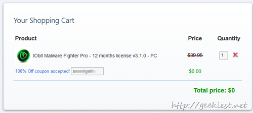 IObit Malware Fighter Pro - 12 months license v3.1.0 - PC