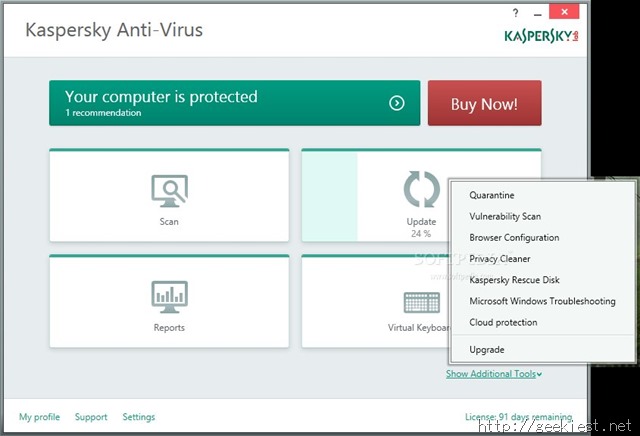 Kaspersky Anti-Virus 2015 Beta