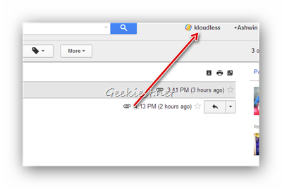 Kloudless Settings Gmail