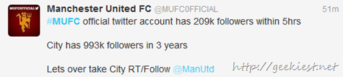 Manchester United is on twitter tweet 4
