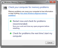 Memory-test-windows-7-Options