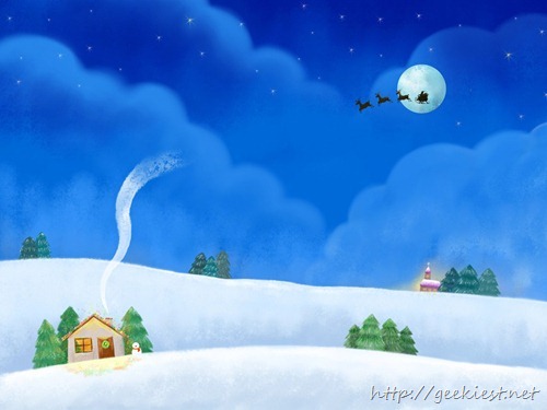 Merry Christmas Geekiest.Net Readers - Cute beautiful Christmas Wallpaper 9